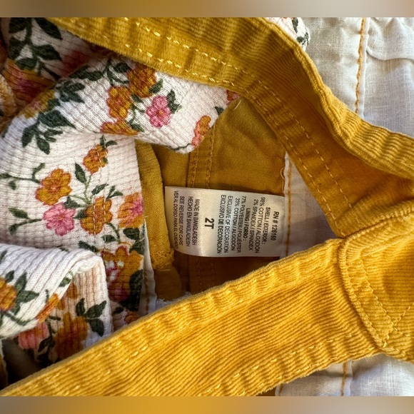 Little Lass Girls Shirt with matching overalls size 2T - Picture 3 of 4